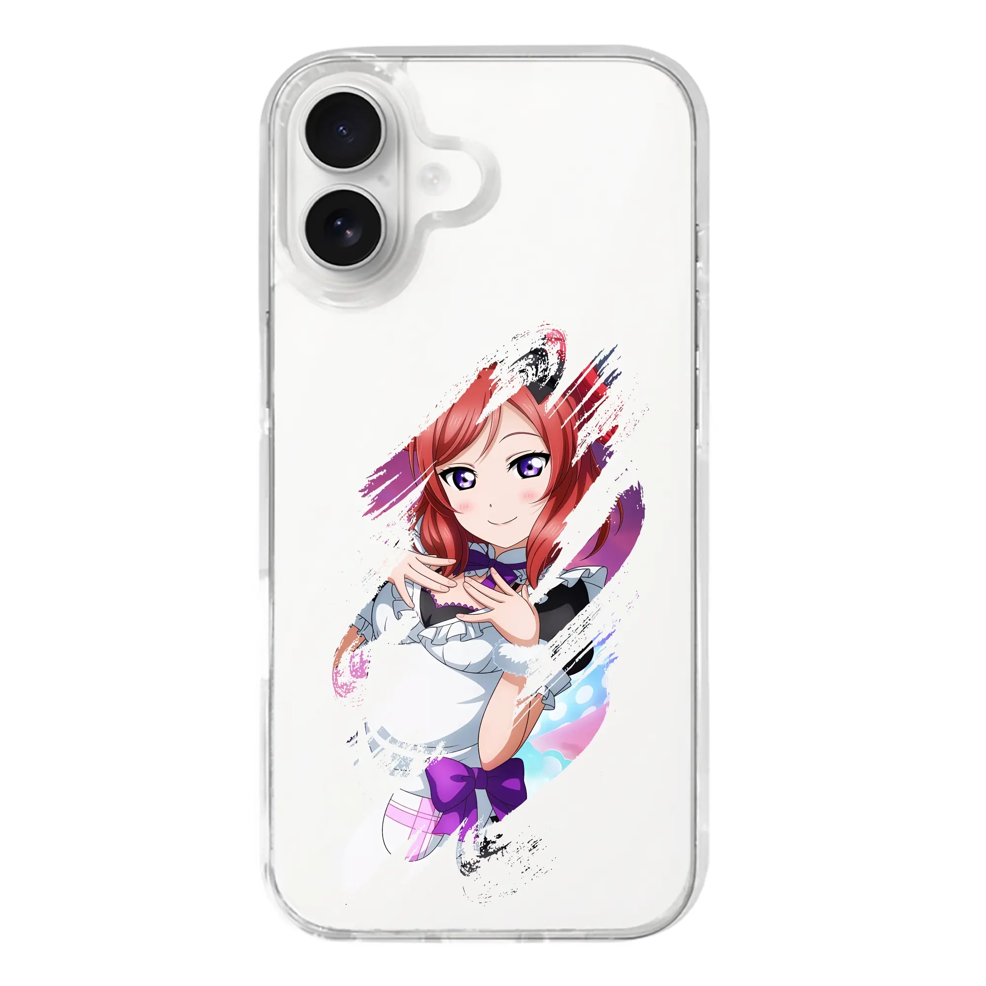 Love Live! グッズ,西木野真姫 - iPhone 17シリーズ 透明スマホケース – 薄型・耐衝撃・精密フィット保護カバー